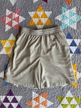Nike Light Silver Boys Dri Fit Shorts
